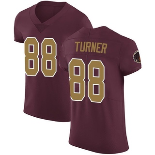 Elite Cole Turner Men's Washington Commanders Burgundy Alternate Vapor Untouchable Jersey