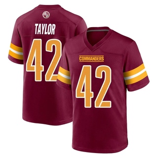 Game Charley Taylor Men's Washington Commanders Burgundy Jersey