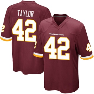 Game Charley Taylor Men's Washington Commanders Burgundy Team Color Jersey