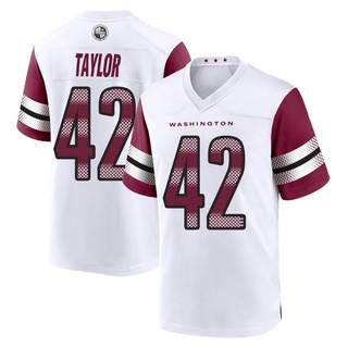 Game Charley Taylor Men's Washington Commanders Jersey - White