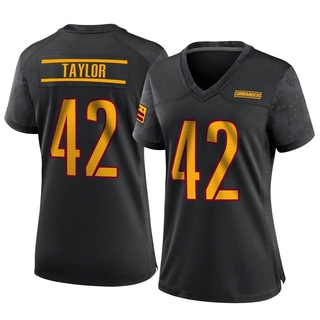 Game Charley Taylor Women's Washington Commanders Alternate Jersey - Black