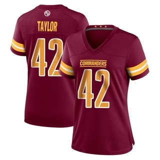 Game Charley Taylor Women's Washington Commanders Burgundy Jersey