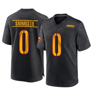 Game Mike Sainristil Men's Washington Commanders Alternate Jersey - Black