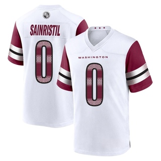 Game Mike Sainristil Men's Washington Commanders Jersey - White