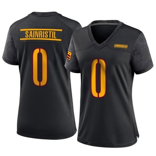 Game Mike Sainristil Women's Washington Commanders Alternate Jersey - Black