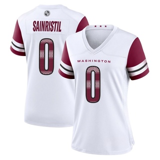 Game Mike Sainristil Women's Washington Commanders Jersey - White