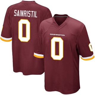 Game Mike Sainristil Youth Washington Commanders Burgundy Team Color Jersey