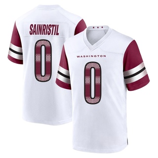 Game Mike Sainristil Youth Washington Commanders Jersey - White