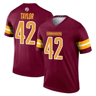 Legend Charley Taylor Men's Washington Commanders Burgundy Jersey