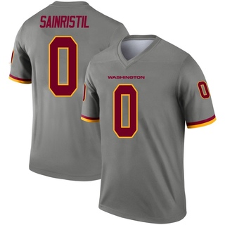 Legend Mike Sainristil Men's Washington Commanders Inverted Jersey - Gray