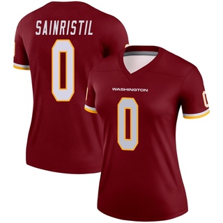 Legend Mike Sainristil Women's Washington Commanders Burgundy Jersey