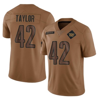 Limited Charley Taylor Men's Washington Commanders 2023 Salute To Service Jersey - Brown