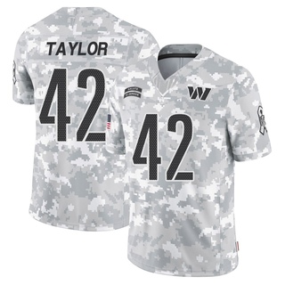 Limited Charley Taylor Men's Washington Commanders 2024 Salute to Service Jersey - Arctic Camo