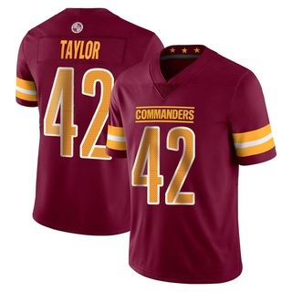 Limited Charley Taylor Men's Washington Commanders Vapor Burgundy Jersey