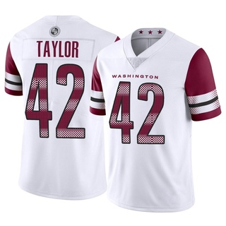 Limited Charley Taylor Men's Washington Commanders Vapor Jersey - White