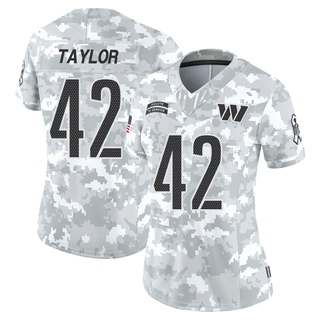 Limited Charley Taylor Women's Washington Commanders 2024 Salute to Service Jersey - Arctic Camo