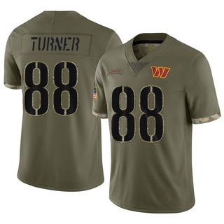 Limited Cole Turner Men's Washington Commanders 2022 Salute To Service Jersey - Olive