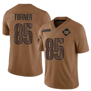 Limited Cole Turner Men's Washington Commanders 2023 Salute To Service Jersey - Brown
