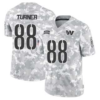 Limited Cole Turner Men's Washington Commanders 2024 Salute to Service Jersey - Arctic Camo