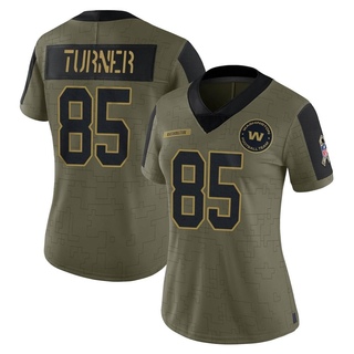 Limited Cole Turner Women's Washington Commanders 2021 Salute To Service Jersey - Olive