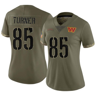 Limited Cole Turner Women's Washington Commanders 2022 Salute To Service Jersey - Olive