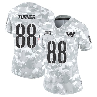 Limited Cole Turner Women's Washington Commanders 2024 Salute to Service Jersey - Arctic Camo