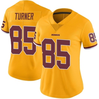 Limited Cole Turner Women's Washington Commanders Color Rush Jersey - Gold