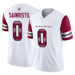 Limited Mike Sainristil Men's Washington Commanders Vapor F.U.S.E. Jersey - White
