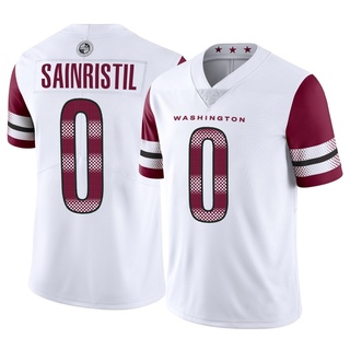 Limited Mike Sainristil Men's Washington Commanders Vapor Jersey - White