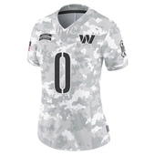 Limited Mike Sainristil Women's Washington Commanders 2024 Salute to Service Jersey - Arctic Camo